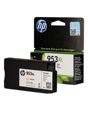 Струйный картридж Sakura F6U18AE (№953XL Yellow) для HP Officejet 8702, 7720, 7730WF AIO; Pro 8210, 8211, 8218, 8710, 8711, 8715, 8716, 8717, 8718, 8719, 8720, 8721, 8725, 8728, 8730, 8731, 8740 AIO, пигментный тип чернил, желтый, 26 мл., 1600 к.