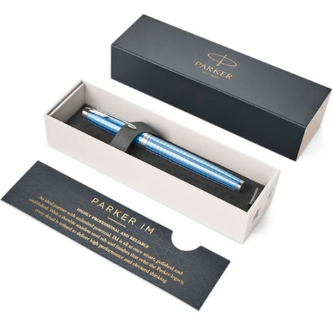 Parker IM Premium - Blue CT, перьевая ручка, F