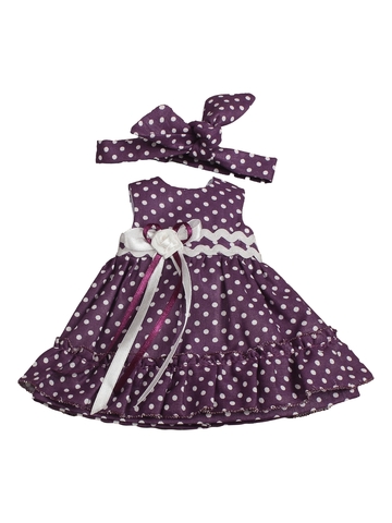 Платье летнее - Лиловый 1. Одежда для кукол, пупсов и мягких игрушек.