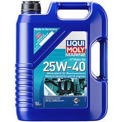 Минеральное моторное масло для лодок Marine 4T Motor Oil 25W-40 - 5 л