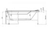 Aquanet 243512 Панель фронтальная L150 H53 K (243512)