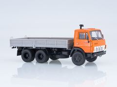 KAMAZ-5320 flatbed truck orange-gray 1:43 Our Trucks #19