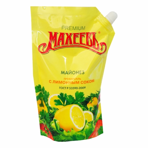 Майонез МАХЕЕВЪ Провансаль с лимонным соком 770 г ДП ДЗ РОССИЯ