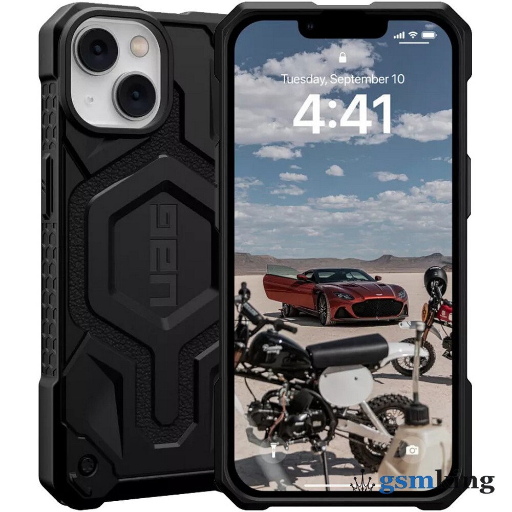 Чехол UAG Monarch Case with MagSafe for Apple iPhone 14 Black (Чёрный)  114028114040 - цена 5350.0 ₽.