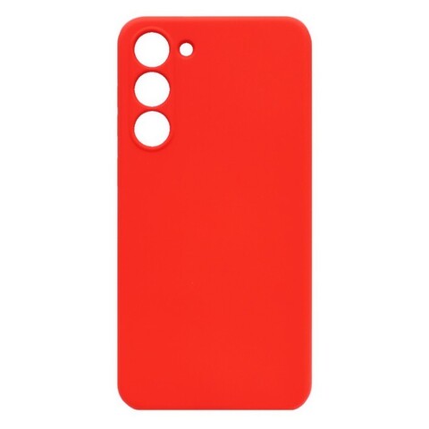 Силиконовый чехол Silicone Cover для Samsung Galaxy S23 Plus (Красный)