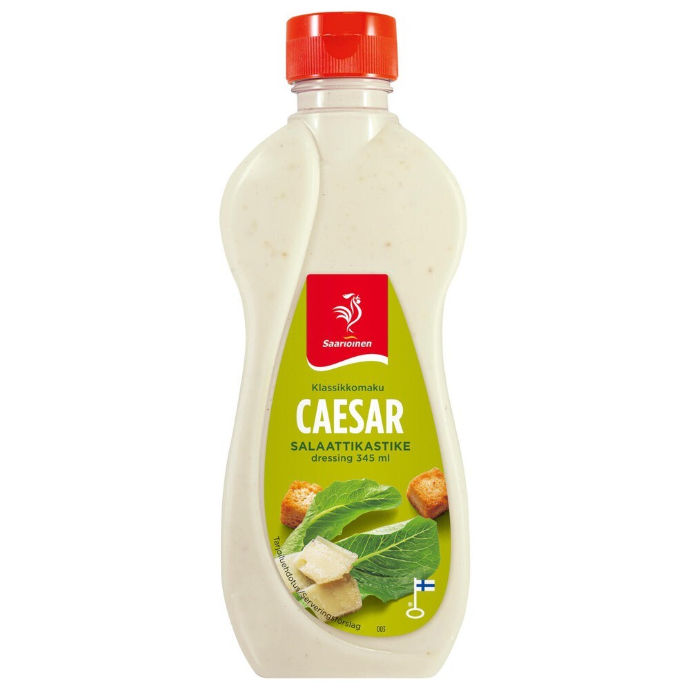 Заправка для салата Saarioinen Caesar Salaattikastike 345Ml – купить за 634  ₽ с доставкой из Финляндии