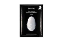 JMsolution Маска для лица с протеинами шелка - Water luminous silky cocoon mask black, 30мл, шт