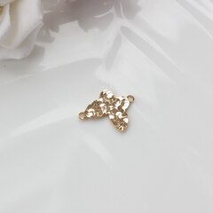 Коннектор Бабочка 15*12 мм, позолота, П588