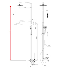 Смеситель Lemark Wing LM5362C для ванны и душа