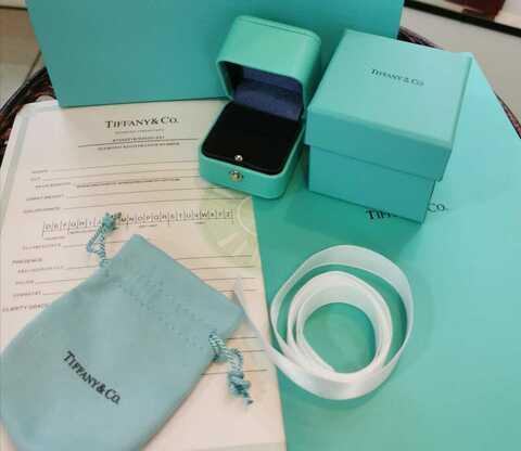 Упаковка под кольцо Tiffany