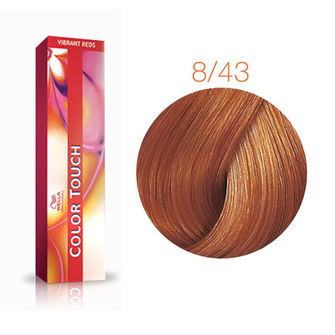 Wella Professional Color Touch Vibrant Reds 8/43 (Боярышник) - Тонирующая краска для волос