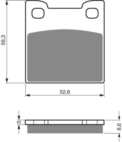 Тормозные колодки дисковые 129 S3