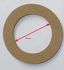 Прокладка редуктора GW42А (80 мм)/Gasket