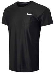 Футболка теннисная Nike Court Breathe Advantage Top - black/black/white