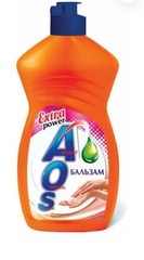 Средство для мытья посуды AOS Бальзам, 450 мл.
