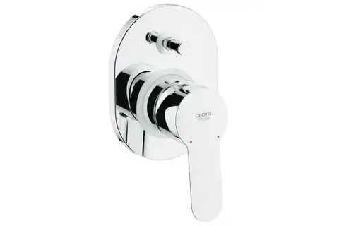 GROHE BauEdge 29039000 Смеситель для ванны скрытого монтажа, в комплекте с монтажной частью, хром