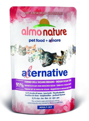 Паучи Almo Nature Alternative - Indian Ocean Tuna