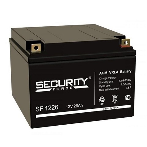 SF 1226 аккумулятор 12В/26Ач Security Force
