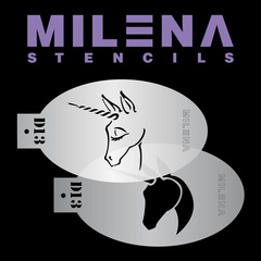 Трафарет Milena D13