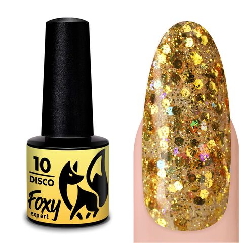 Гель-лак дизайн (Gel polish DISCO) #10, 5 ml