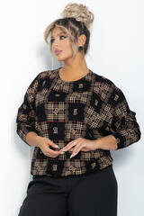 Блузон Ты вдохновение (черный) Б11878 LT Collection