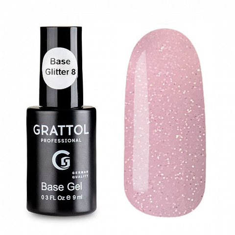 База камуфлирующая GRATTOL Glitter 08 9мл