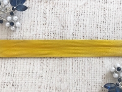 Косая бейка металлизированная, ш. 1,7 см, золото