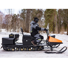 Мотобуксировщик Бурлак Егерь FOX-L 20 (эл. стартер, реверс, тормоз) оранж. без АКБ в интернет-магазине ЯрТехника