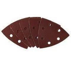 Треугольник абразивный на ворсовой подложке под  липучку перф. P600  93мм 5шт Matrix