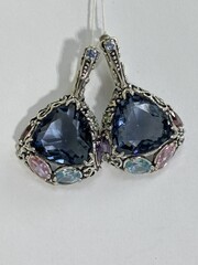 Багатель (серьги из серебра)