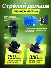 Пистолет с орбизами автоматический