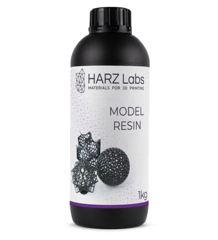 Фотополимер HARZ Labs Model Resin Black, черный (1 кг)