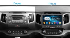 Магнитола Kia Sportage 2010-2015 Android 10 4/64GB IPS DSP модель KD-1075-PX5