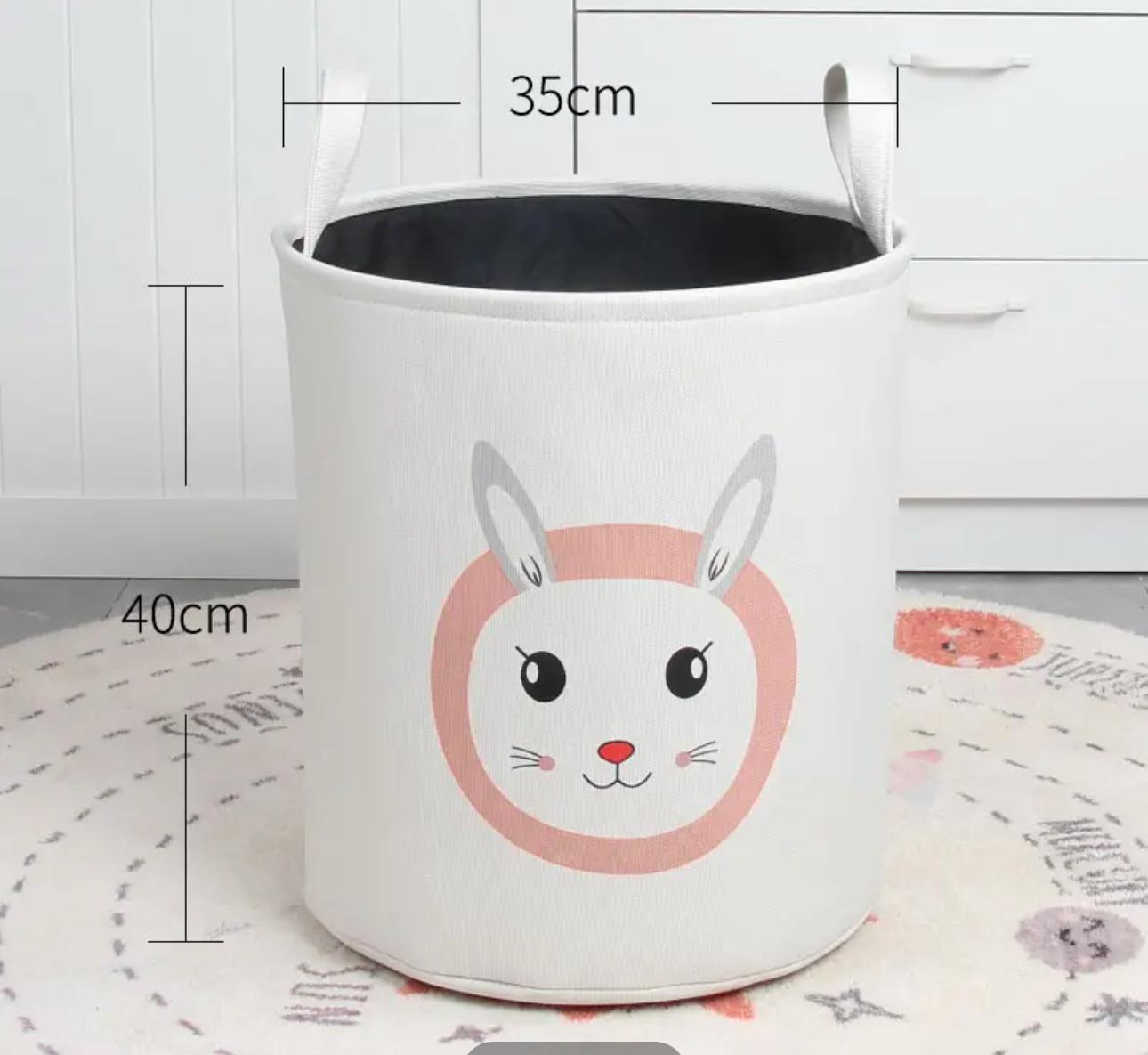 Корзина для игрушек 35х40 Круглая Зайка