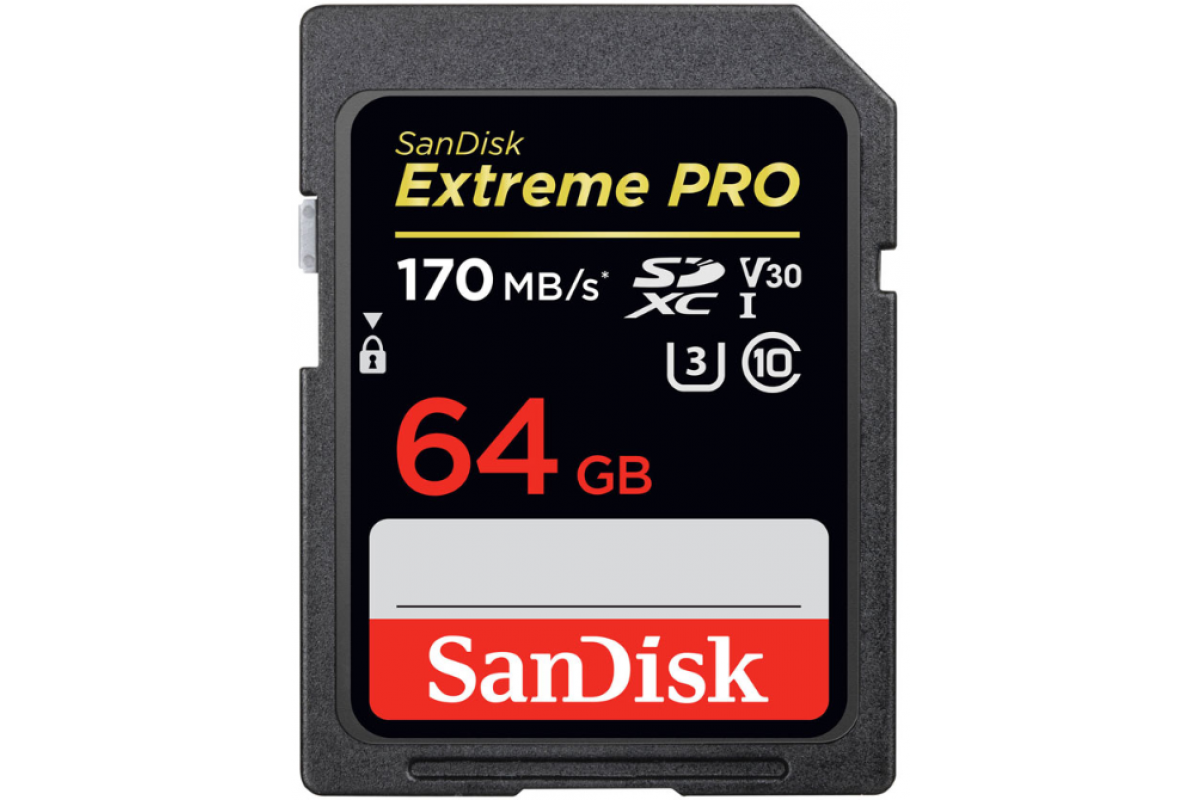 Карта памяти sandisk sdxc 64 гб