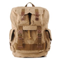 Винтажный рюкзак из парусины S.C.Cotton 1076