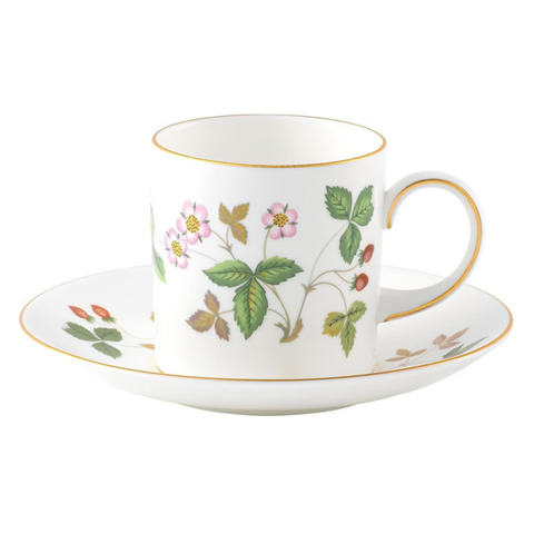 Чашка кофейная с блюдцем 160мл Wedgwood Земляника