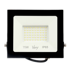 89-0-657 Прожектор светодиодный 75Вт, IP65 6500К, черный (Very)