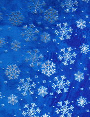 Велюр новогодний, 180 г/м2, ш. 155 см, синий