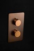 Boheme 134-3-BRB Смеситель встроенный с термостатом 3-х проходной CELL BRUSHED BRONZE