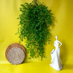 Ампельное растение, зелень искусственная свисающая, цвет зеленый, 73 см, набор 2 шт