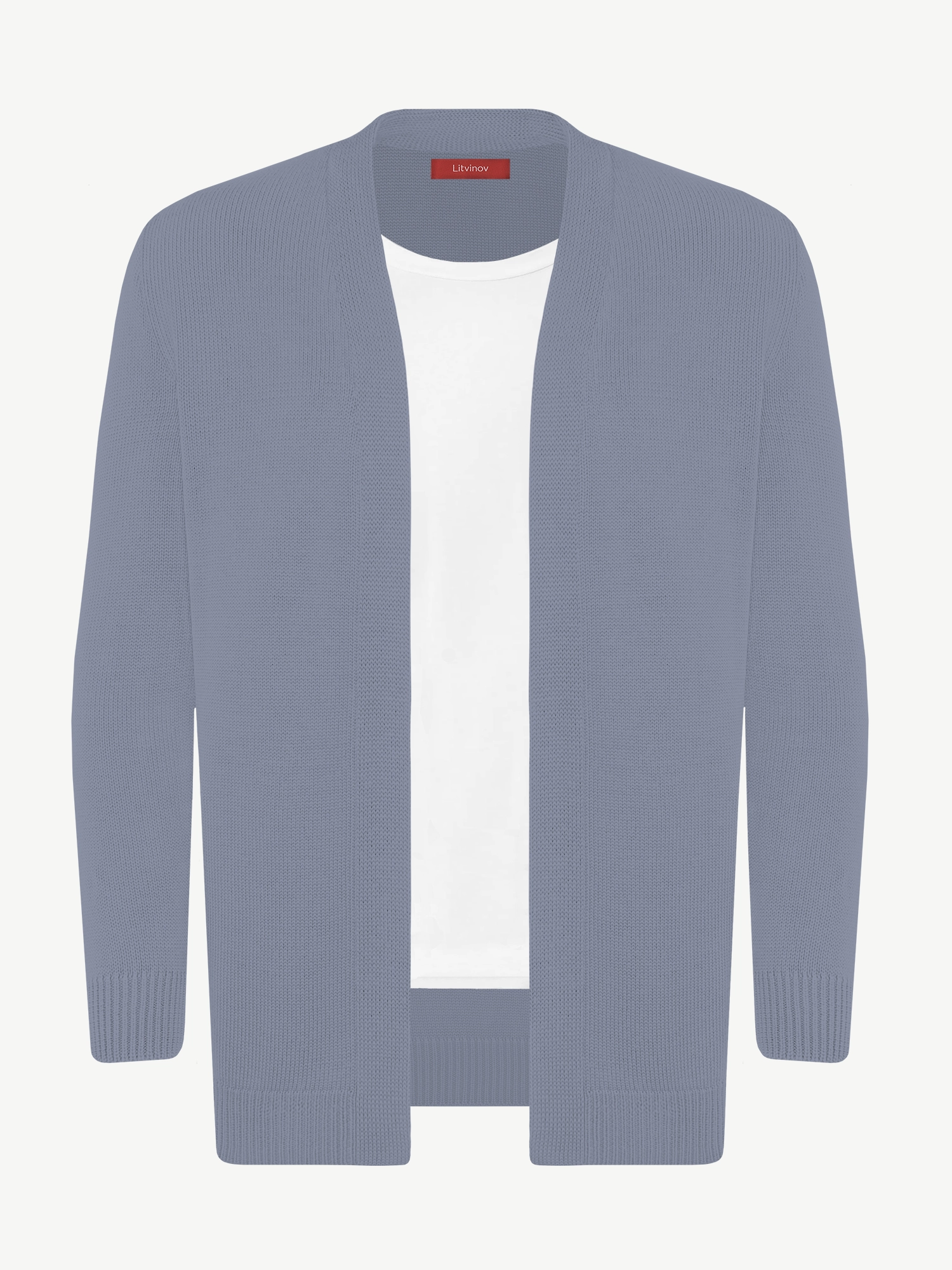 Кардиган с планкой из кашемира