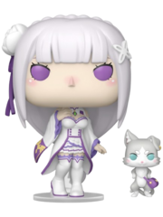 Фигурка Funko POP! Animation Re:Zero Emilia w/Puck