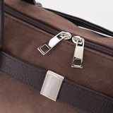 Сумка Саломея 2032 эко-замша шоколад