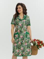 4572 Халат на пуговицах