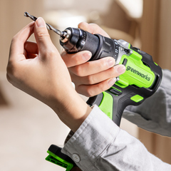 Дрель-шуруповерт Greenworks GD24DD90К4 24V (90Нм) аккумуляторная, с АКБ 2×4 А/ч и ЗУ