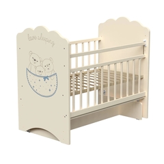 Детская кроватка ВДК Love Sleeping (слоновая кость) маятник поперечный