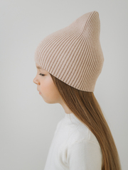Шапка-бини, Бежевый