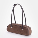 Сумка Саломея 2038 эко-замша шоколад