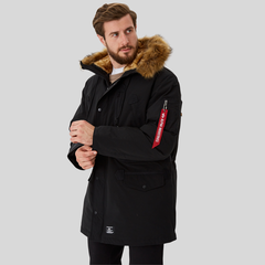 Парка Alpha Industries N-3B Alpine Parka Gen ll Black (Черная)